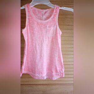 Cherokee lil girls pink tank top size 6x